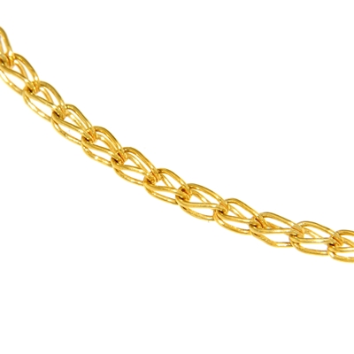 Gold necklace ‘foxtail´