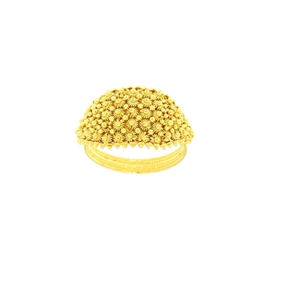 Gold ring ´Sardinian wedding ring´ in gold sardinian filigree