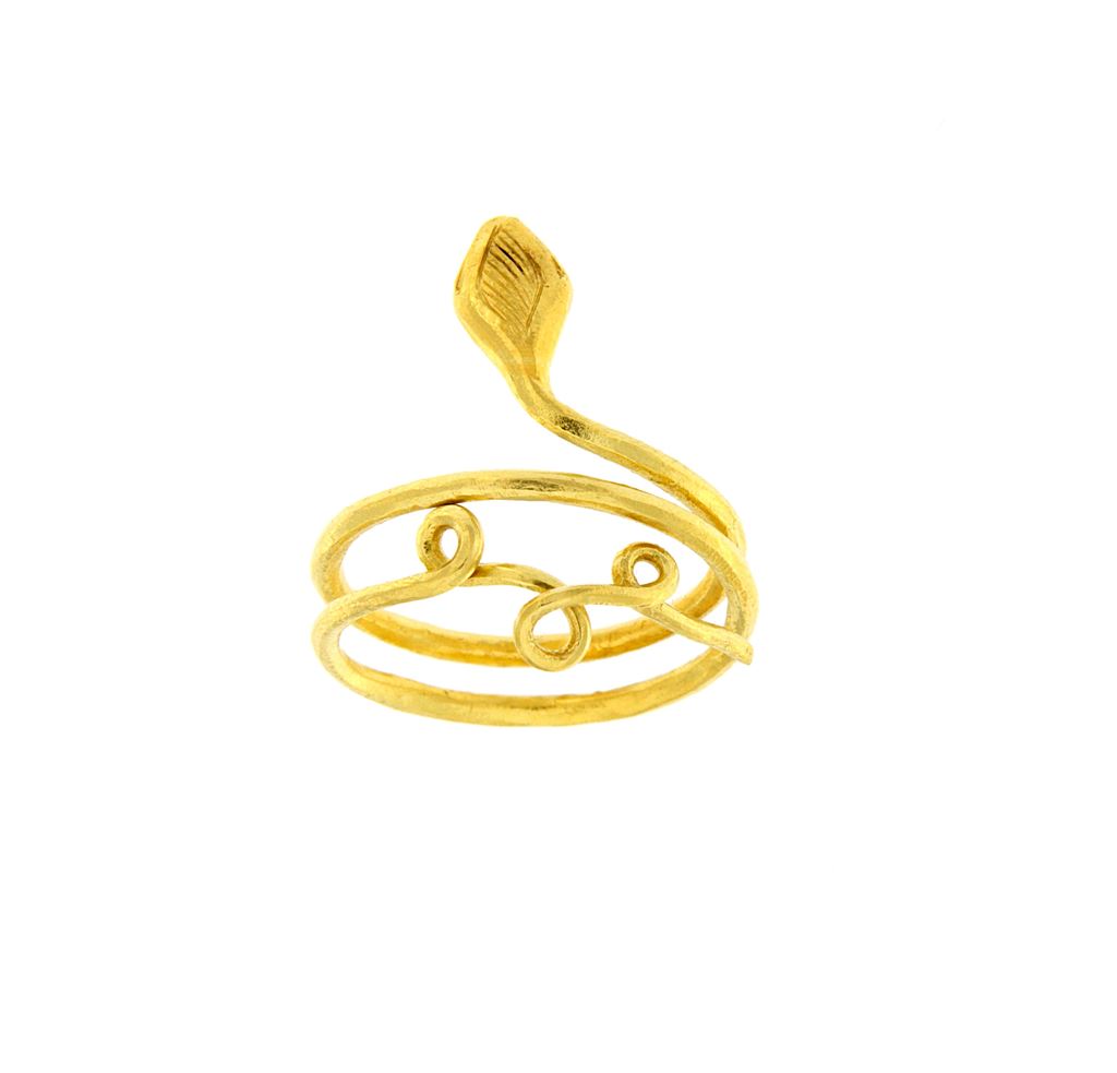 Gold snake ring