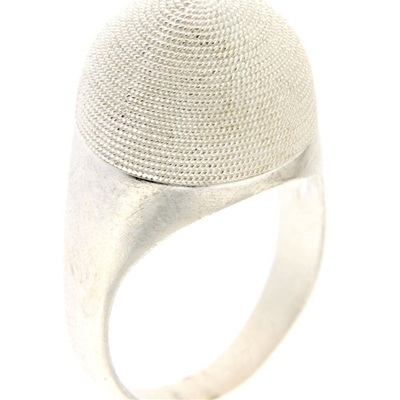 Silver  filigree ring