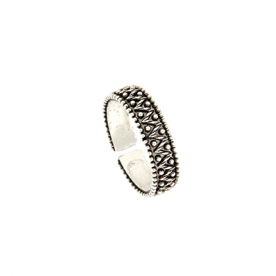 Silver filigree ring Pibiones