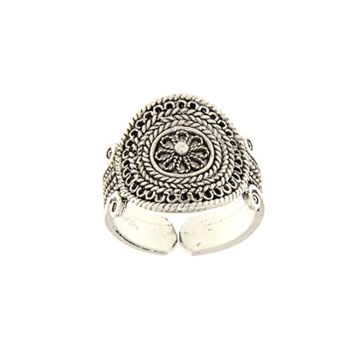 Anello in argento Tharros brunito