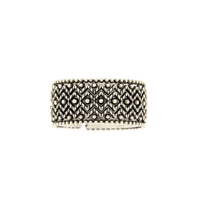 Silver filigree ring Pibiones