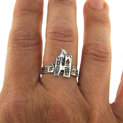 Anello biddas in argento