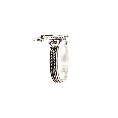 Anello biddas in argento