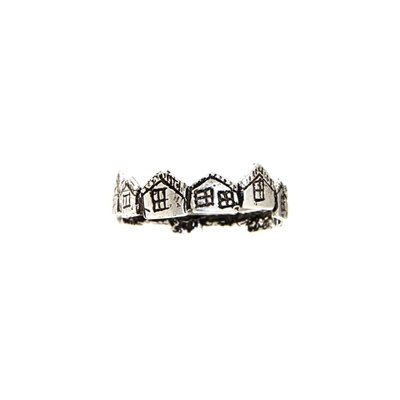 Anello biddas in argento