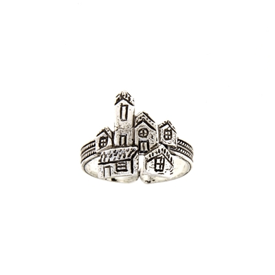 Anello biddas in argento