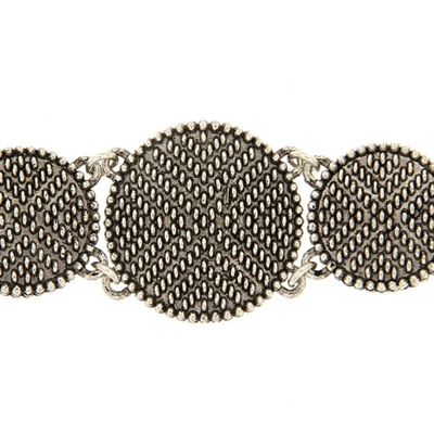 Silver bracelet Pibiones