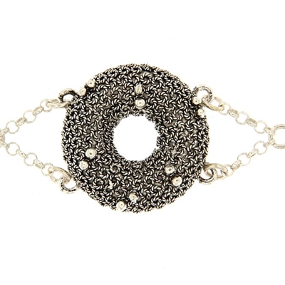 Silver filigree bracelet