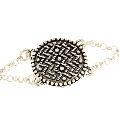 Silver filigree bracelet