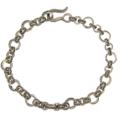 Sardinian silver filigree bracelet
