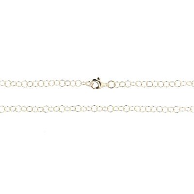 Silver rolo chain 