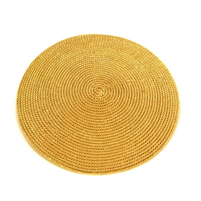 Gold corbula pendant (25 mm)
