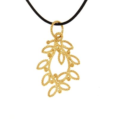 Gilden Silver filigree pendant Myrtle