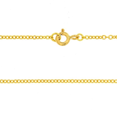 Gold rolò chain