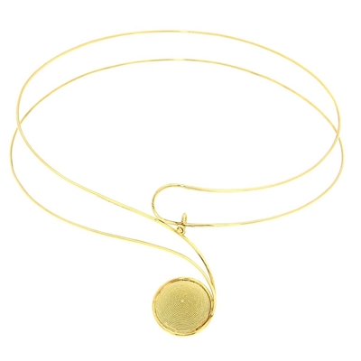 Gold neckwire