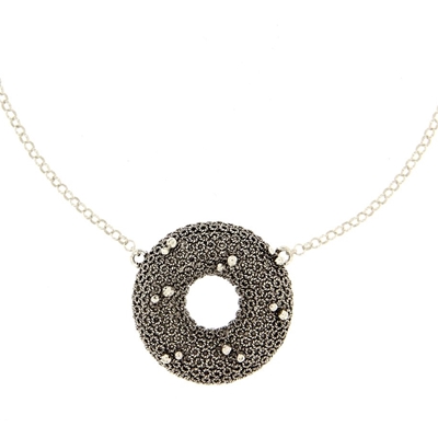 Silver filigree necklace