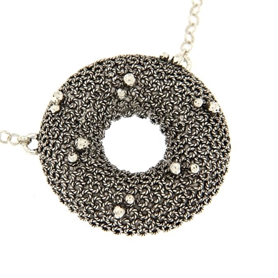 Silver filigree necklace