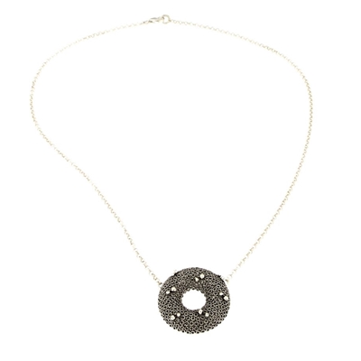 Silver filigree necklace
