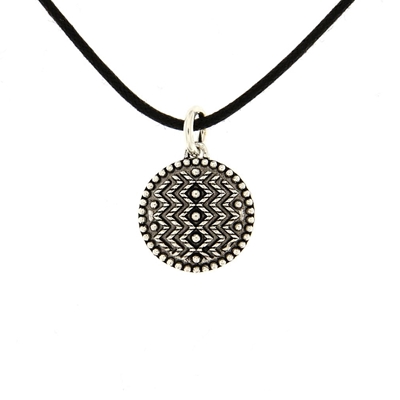 Silver filigree pendant Pibiones