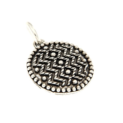 Silver filigree pendant Pibiones