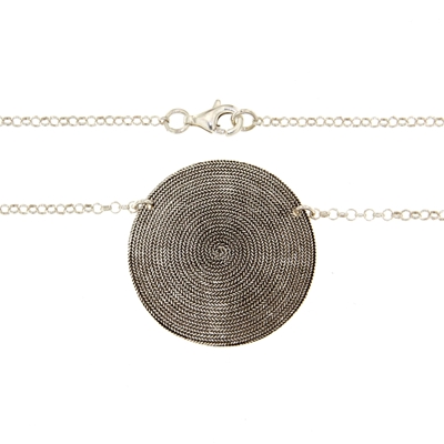 Collana d´argento con corbula