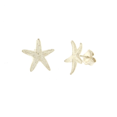 Silver stud earrings 