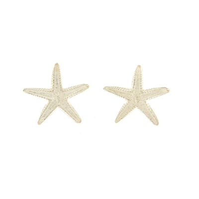 Orecchini in argento stella marina