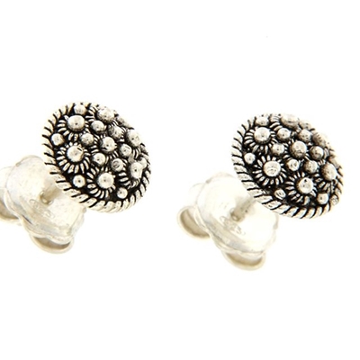 Silver filigree earrings