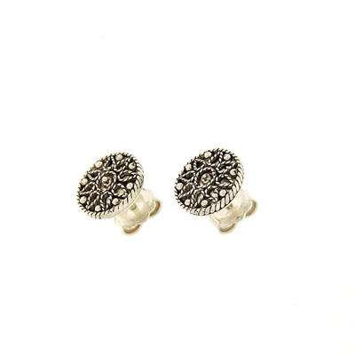 Silver filigree earrings