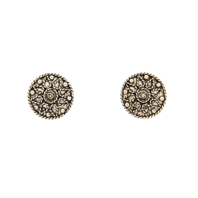 Silver filigree earrings