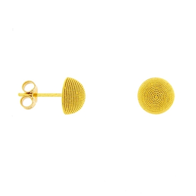 Gold corbula earrings