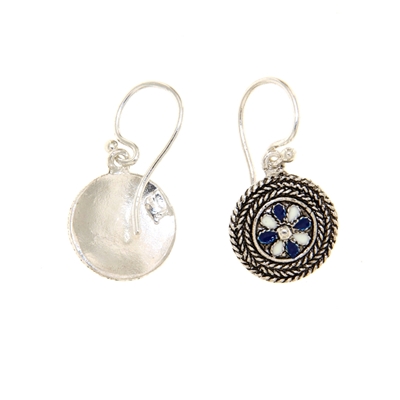 Orecchini a gancio ´Tharros´ in argento